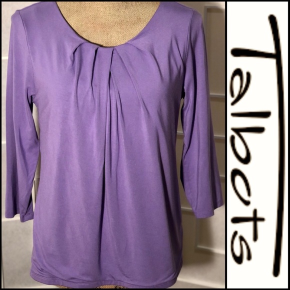 Talbots Tops - Talbots Lavendar Stretch 3/4 sleeves